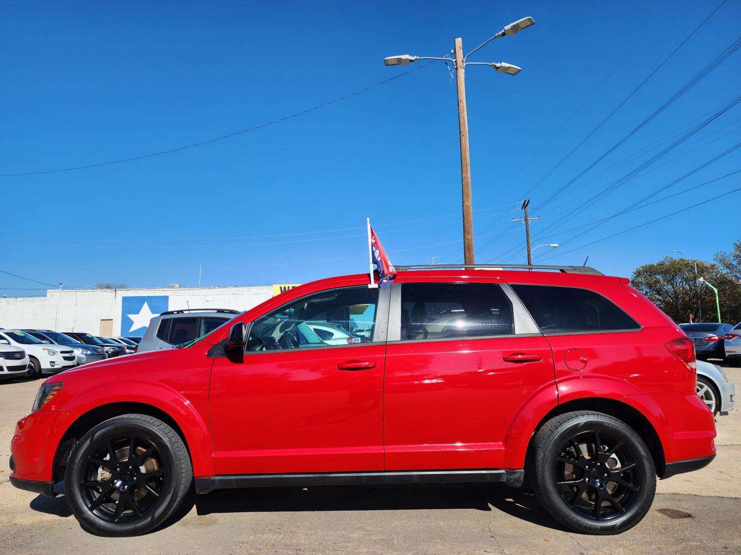 2015 RED Dodge Journey SXT (3C4PDCBBXFT) with an 2.4L L6 DOHC 16V engine, 4-Speed Automatic transmission, located at 2660 S.Garland Avenue, Garland, TX, 75041, (469) 298-3118, 32.885551, -96.655602 - Welcome to DallasAutos4Less, one of the Premier BUY HERE PAY HERE Dealers in the North Dallas Area. We specialize in financing to people with NO CREDIT or BAD CREDIT. We need proof of income, proof of residence, and a ID. Come buy your new car from us today!! This is a SUPER CLEAN 2015 DODGE JOUR - Photo#6